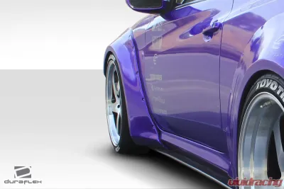 2010-2016 Hyundai Genesis Coupe 2DR Duraflex Circuit 75 MM Front Fender Flares - 2-piece - 112625