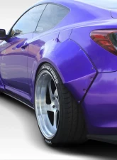 2010-2016 Hyundai Genesis Coupe 2DR Duraflex Circuit 75 MM Rear Fender Flares - 2-piece                                     - 112626 - Image 6