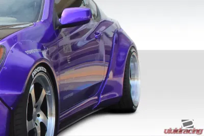 2010-2016 Hyundai Genesis Coupe 2DR Duraflex Circuit 75 MM Rear Fender Flares - 2-piece - 112626