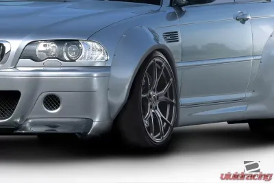 2001-2006 BMW M3 E46 Duraflex Circuit 50mm Front Fender Flares - 2 Piece - 112627