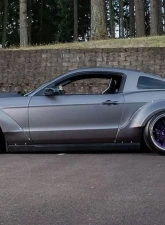 2010-2014 Ford Mustang Duraflex Circuit Wide Body Kit - 4 Piece                                     - 112634 - Image 2