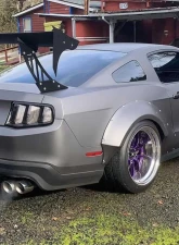 2010-2014 Ford Mustang Duraflex Circuit Wide Body Kit - 4 Piece                                     - 112634 - Image 4