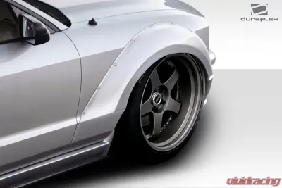 2005-2009 Ford Mustang Duraflex Circuit Wide Body 75MM Front Fender Flares - 2 Piece - 112635