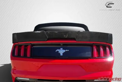 2015-2023 Ford Mustang Convertible Carbon Creations Grid Rear Wing Spoiler - 3 Piece - 112638