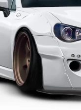 2013-2020 Scion FR-S Toyota 86 Subaru BRZ Duraflex GT500 V2 Front Fender Flares - 4 Piece                                     - 112644 - Image 2