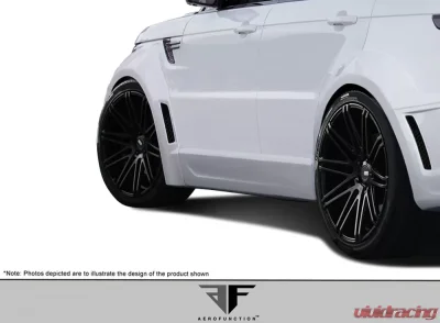 2014-2022 Land Rover Range Rover Sport Urethane AF-2 Wide Body Front Door Caps ( PUR-RIM ) - 2 Piece (S) - 112681