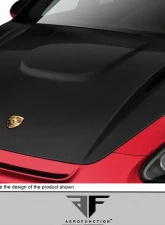 2011-2014 Porsche Cayenne Carbon AF-3 Hood ( CFP ) - 1 Piece                                     - 112696 - Image 2