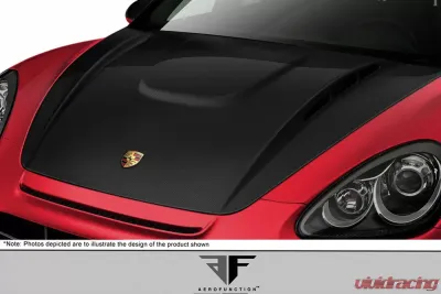 2011-2014 Porsche Cayenne Carbon AF-3 Hood ( CFP ) - 1 Piece - 112696
