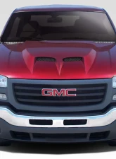 1999-2006 GMC Sierra 2000-2006 Yukon Duraflex Ram Air Hood - 1 Piece                                     - 112728 - Image 7