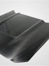 2015-2017 Ford Mustang Carbon Creations GT350 Look Hood - 1 Piece                                     - 112734 - Image 7