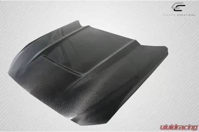 2015-2017 Ford Mustang Carbon Creations GT350 Look Hood - 1 Piece - 112734