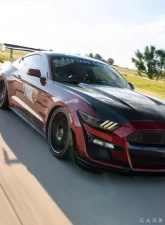 2015-2017 Ford Mustang Carbon Creations GT350 Look Hood - 1 Piece                                     - 112734 - Image 3