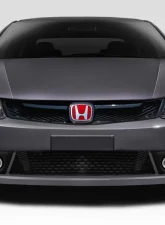 2012-2014 Honda Civic 4dr Duraflex MR Front Bumper - 1 Piece                                     - 112741 - Image 7