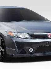2012-2014 Honda Civic 4dr Duraflex MR Front Bumper - 1 Piece                                     - 112741 - Image 2