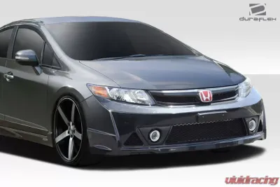2012-2014 Honda Civic 4dr Duraflex MR Front Bumper - 1 Piece - 112741