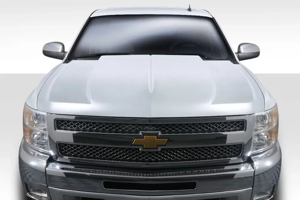 2007-2013 Chevrolet Silverado Duraflex Cowl Hood - 1 Piece - 112750