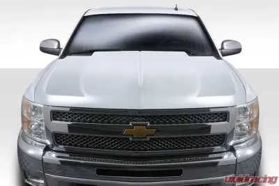 2007-2013 Chevrolet Silverado Duraflex Cowl Hood - 1 Piece - 112750