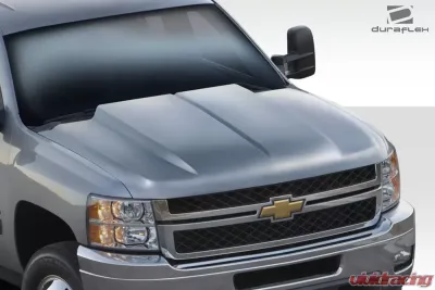 2007-2013 Chevrolet Silverado Duraflex Cowl Hood - 1 Piece - 112750