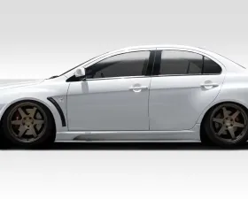 2008-2017 Mitsubishi Lancer Duraflex VR-S Sideskirt - 2 Piece