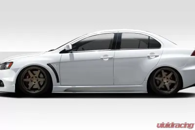 2008-2017 Mitsubishi Lancer Duraflex VR-S Sideskirt - 2 Piece - 112753