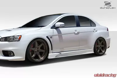 2008-2017 Mitsubishi Lancer Duraflex VR-S Sideskirt - 2 Piece - 112753