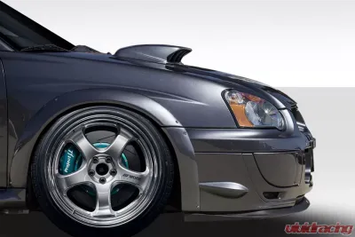 2004-2005 Subaru Impreza WRX STI Duraflex Rally Front Fender Flares - 4 Piece - 112756