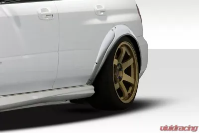 2004-2007 Subaru Impreza WRX STI Duraflex Rally Rear Fender Flares - 4 Piece - 112758