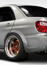 2004-2007 Subaru Impreza WRX STI Duraflex Rally Rear Fender Flares - 4 Piece                                     - 112758 - Image 2
