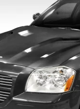 2005-2007 Dodge Magnum Duraflex Challenger Look Hood - 1 Piece                                     - 112770 - Image 2