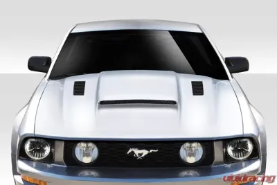 2005-2009 Ford Mustang Duraflex CVX Version 3 Hood - 1 Piece - 112776