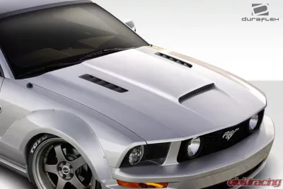 2005-2009 Ford Mustang Duraflex CVX Version 3 Hood - 1 Piece - 112776