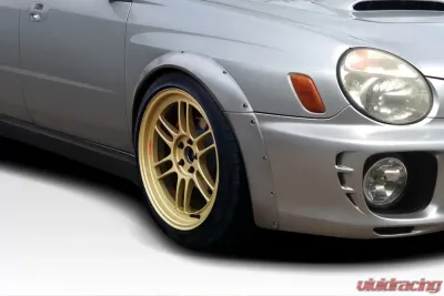 2002-2003 Subaru Impreza WRX 4DR Duraflex Race Front Fender Flares - 4 Piece - 112783