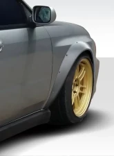 2002-2003 Subaru Impreza WRX 4DR Duraflex Race Front Fender Flares - 4 Piece                                     - 112783 - Image 2
