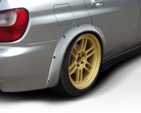 2004-2007 Subaru Impreza WRX 4DR Duraflex Race Rear Fender Flares - 4 Piece