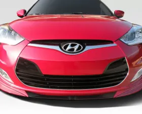 2012-2017 Hyundai Veloster Non Turbo Duraflex N Design Front Lip Spoiler - 1 Piece