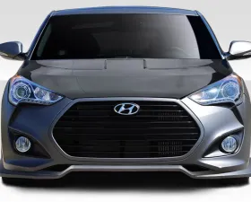2012-2017 Hyundai Veloster Turbo Duraflex N Design Front Lip Spoiler - 1 Piece