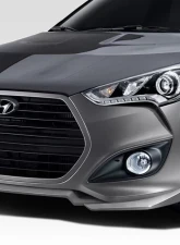 2012-2017 Hyundai Veloster Turbo Duraflex N Design Front Lip Spoiler - 1 Piece                                     - 112787 - Image 2