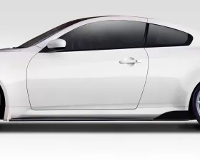 2008-2015 Infiniti G Coupe 2DR G37 Q60 Duraflex L Sport Side Splitters - 2 Piece