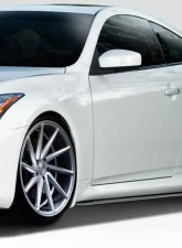 2008-2015 Infiniti G Coupe 2DR G37 Q60 Duraflex L Sport Side Splitters - 2 Piece                                     - 112792 - Image 2