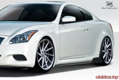 2008-2015 Infiniti G Coupe 2DR G37 Q60 Duraflex L Sport Side Splitters - 2 Piece - 112792