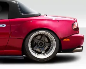1990-1997 Mazda Miata Duraflex Circuit Rear Fender Flares - 2 Piece