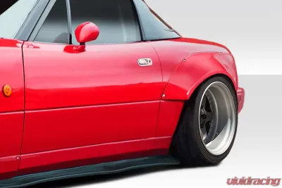 1990-1997 Mazda Miata Duraflex Circuit Rear Fender Flares - 2 Piece - 112795
