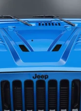 2007-2018 Jeep Wrangler Duraflex ABR Hood - 1 Piece                                     - 112796 - Image 6