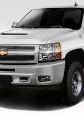2007-2013 Chevrolet Silverado Duraflex RK-S Ram Air Hood - 1 Piece                                     - 112797 - Image 2