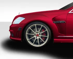 2007-2013 Mercedes S Class W221 Eros Version 2 Fenders - 2 Piece