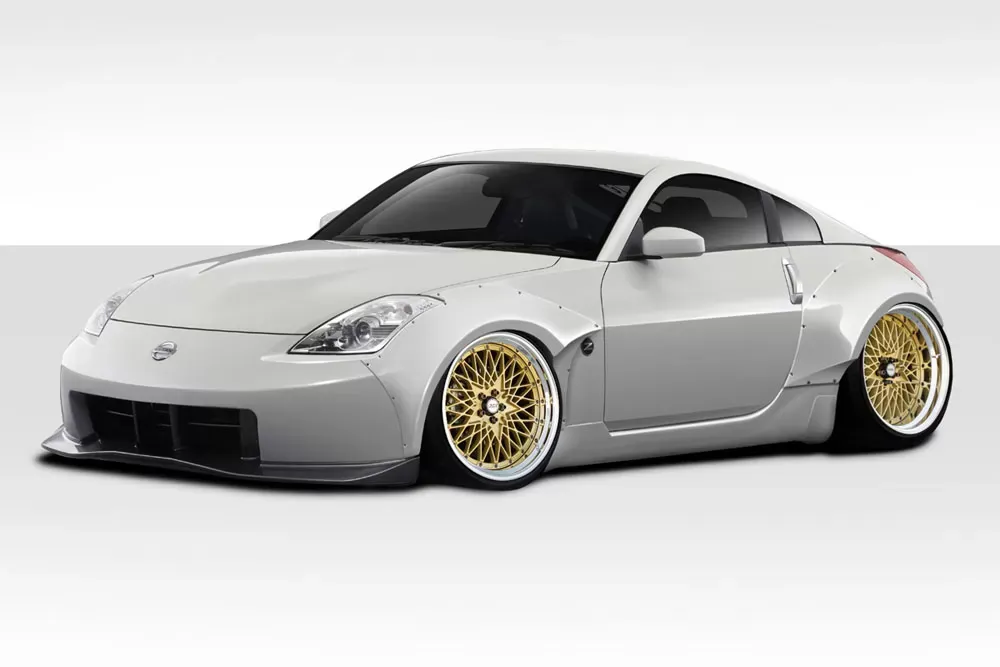 2003-2008 Nissan 350Z Z33 Duraflex Circuit Fender Flares Kit - 4 Piece - 112871