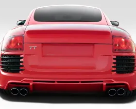 2000-2006 Audi TT 8N Duraflex R8 Look Rear Bumper - 1 Piece