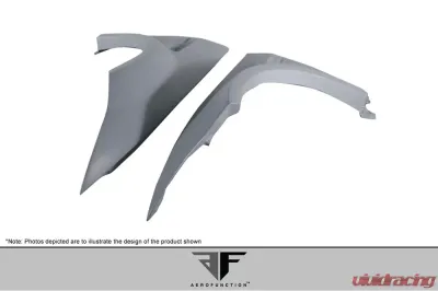 2008-2013 BMW M3 E92 2DR Coupe AF-5 Wide Body Front Fenders ( GFK ) - 2 Piece - 112893