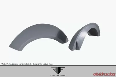 2008-2013 BMW M3 E92 2DR Coupe AF-5 Wide Body Rear Fender Flares ( GFK ) - 2 Piece - 112894