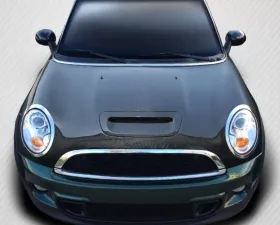 2007-2013 Mini Cooper Hatchback R56 Clubman R55 2009-2015 Cooper convertible R57 2012-2015 Cooper Coupe / Roadster R58 R59 Carbon Creations DriTech S OEM Look Hood - 1 Piece
